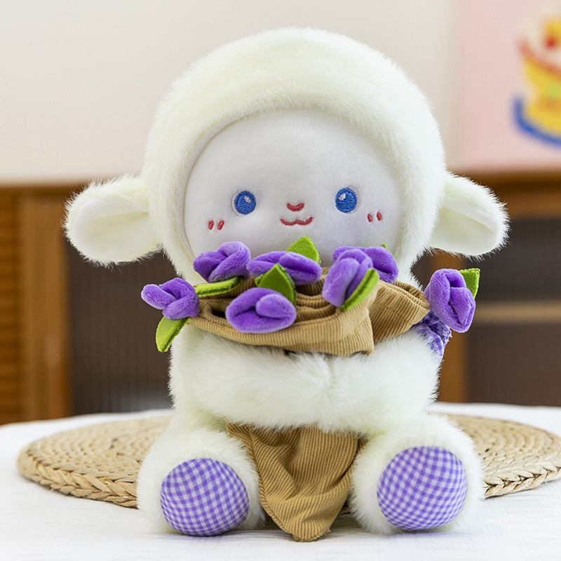 Cute sheep plush toy