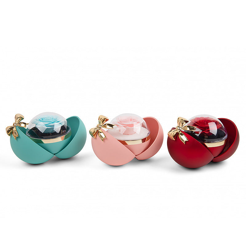 Eternal Rose Jewelry Gift Box / Heart Promise Ring